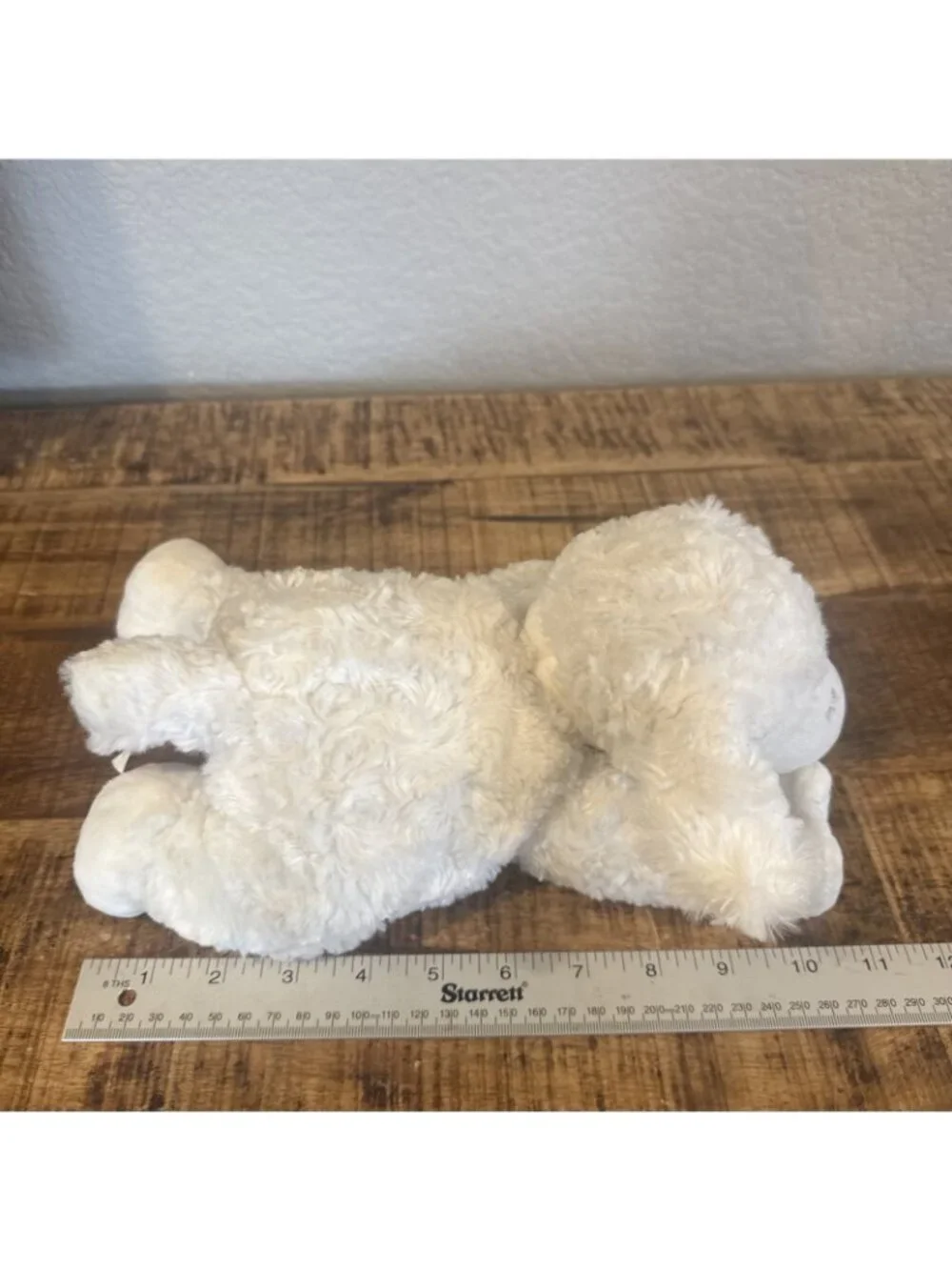 Baby Gund White Winky Sheep Lamb Plush Stuffed Animal Sleeping Eyes 4057005 12